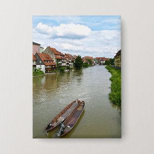 Chapa Bamberg Baviera Río Regnitz Efecto de Pintura Arte