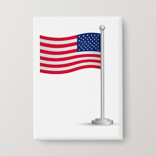 Chapa bandera americana (Anverso)