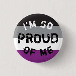 Chapa Bandera Asexual So Proud - Love is Love