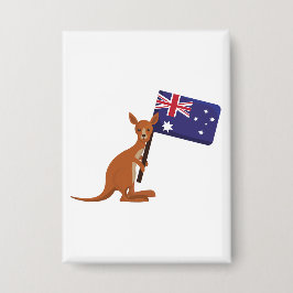 Chapa bandera de australia canguro