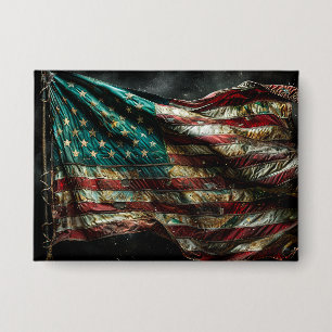 Chapa Bandera de batalla estadounidense