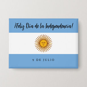 Chapa Bandera del Día de la Independencia de Argentina