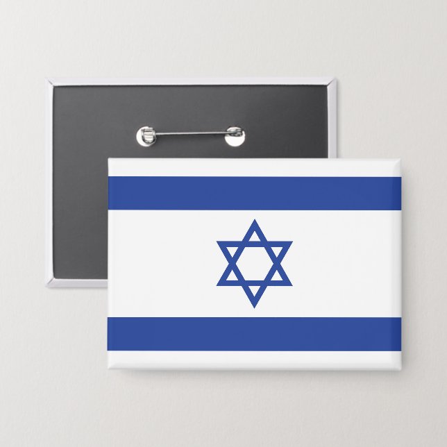 Chapa Bandera del Estado de Israel, Estrella de David Ju (Anverso/Reverso)