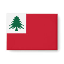 Bandera del pino de Nueva Inglaterra