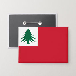 Chapa Bandera del pino de Nueva Inglaterra