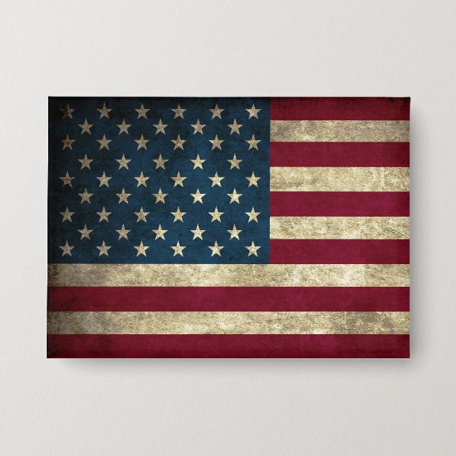 Chapa Bandera patriótica de América (Anverso)