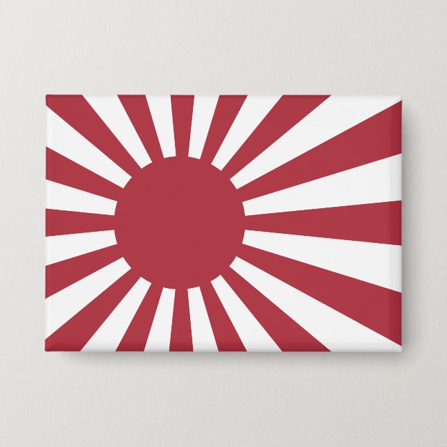 Chapa Bandera solar imperial en ascenso de Japón, Edo a  (Anverso)