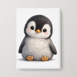 Chapa Bebé Pingüino Adorable – Diseño Suave y Encantador