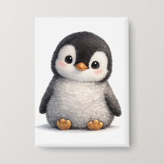 Chapa Bebé Pingüino Adorable – Diseño Suave y Encantador