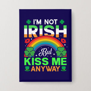 Chapa besarme de todas formas diseño de humor irlandés-6