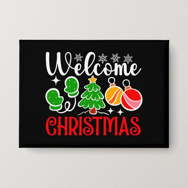 Chapa Bienvenido Navidad-63758 (Anverso)
