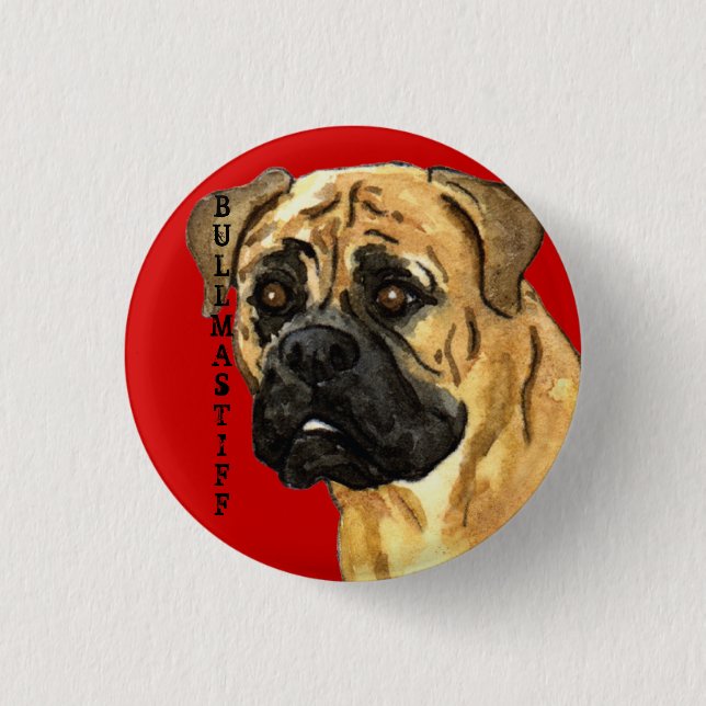 Chapa Bloque de color Bullmastiff (Anverso)