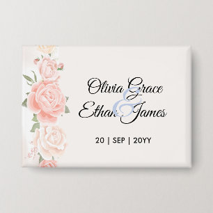 Chapa Bodas Florales Rosas Hermosas