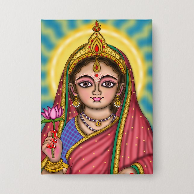 Chapa Bolsa Tote de la Diosa Sita (Anverso)
