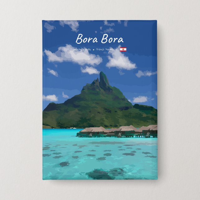 Chapa Bora Bora, Polinesia Francesa - Resort de Playa (Anverso)