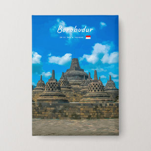 Chapa Borobudur, Indonesia - Antiguo templo budista