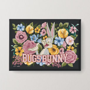 Chapa BUGS BUNNY™ Bordado Floral Gráfico