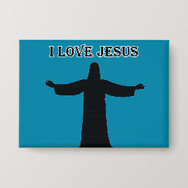 Chapa Button  i love jesus