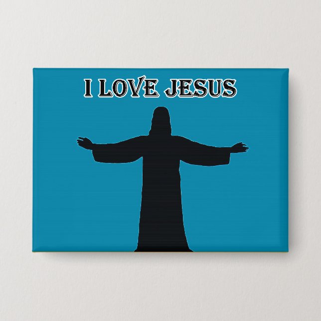 Chapa Button  i love jesus (Anverso)
