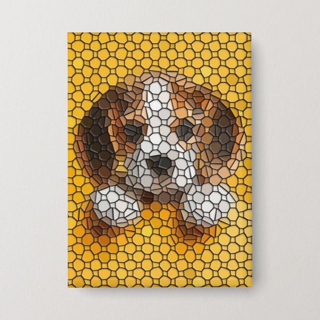 Chapa Cachorro, Beagle, mascota (Anverso)