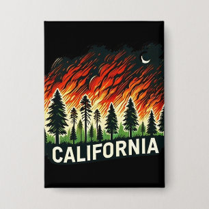 Chapa cadena de claves CALIFORNIA FIRE