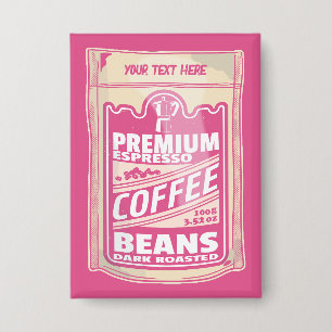 Chapa Café espresso premium frijoles de comida rosa pop