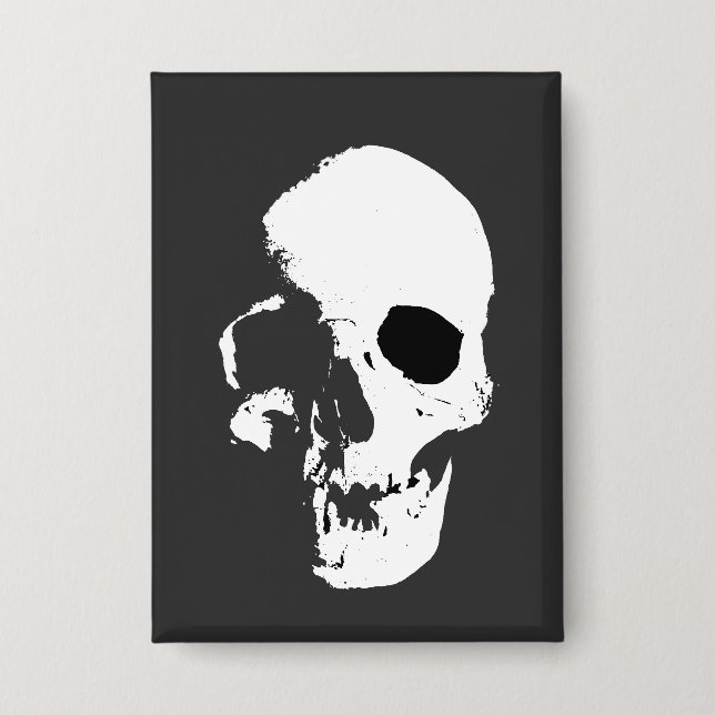 Chapa Calavera, humano, cabeza (Anverso)