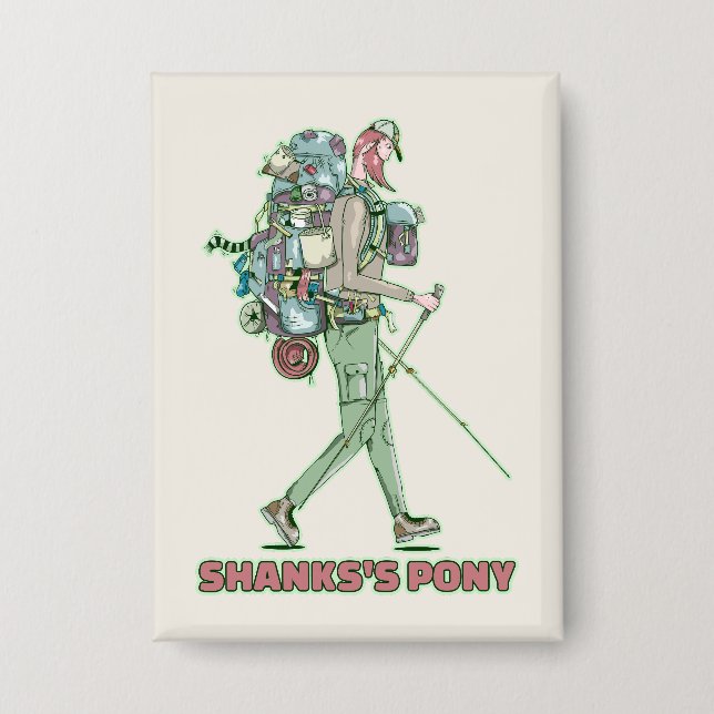 Chapa Caminata divertida de Shanks (Anverso)