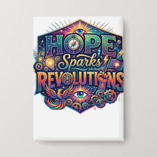 Chapa Camiseta Motivacional Hope Sparks Revolutions