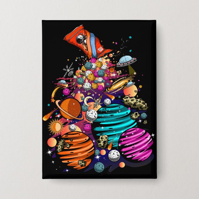 Chapa Candy espacial (Anverso)