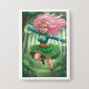 Chapa Carrera Bosque Encantado – Personaje de Fantasía A