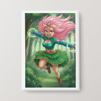 Chapa Carrera Bosque Encantado – Personaje de Fantasía A