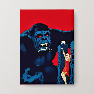 Chapa Cartel de la película del icónico mono gigante Kin