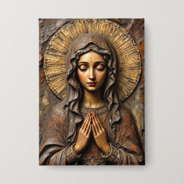 Chapa Carved Devotion  Wooden Mary