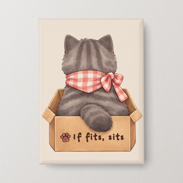 Chapa Cat in The Box (Anverso)