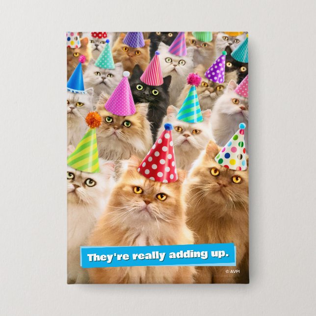 Chapa Cat Party (Anverso)