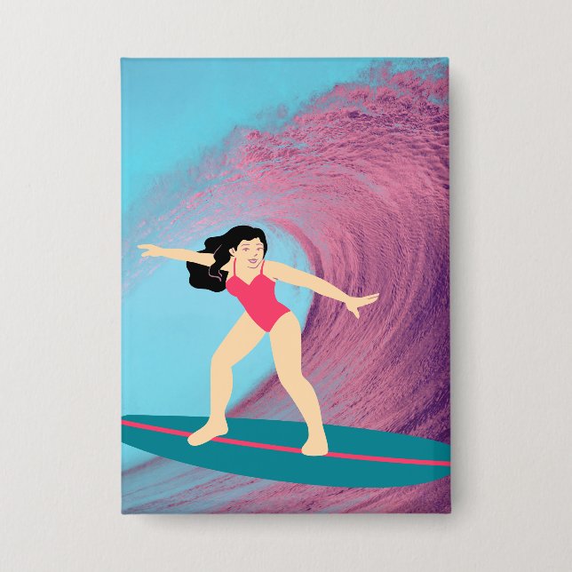 Chapa Chica surfeando al atardecer. (Anverso)