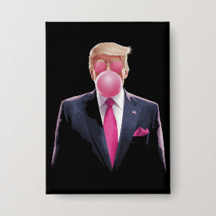 Chapa Chicle Burbuja Trump