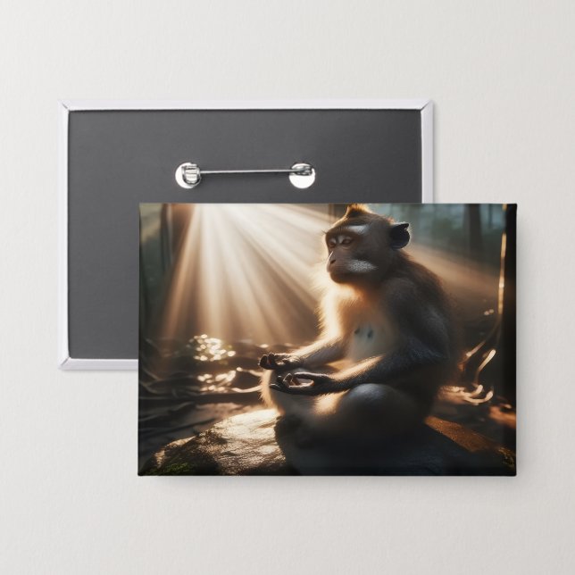 Chapa Chill Monkey Button (Anverso/Reverso)