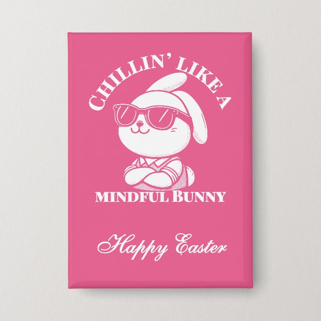 Chapa Chillin’ Like a Mindful Bunny - Diversión de Pascu (Anverso)
