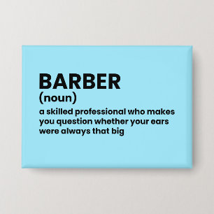 Chapa Chiste de definición de barbero