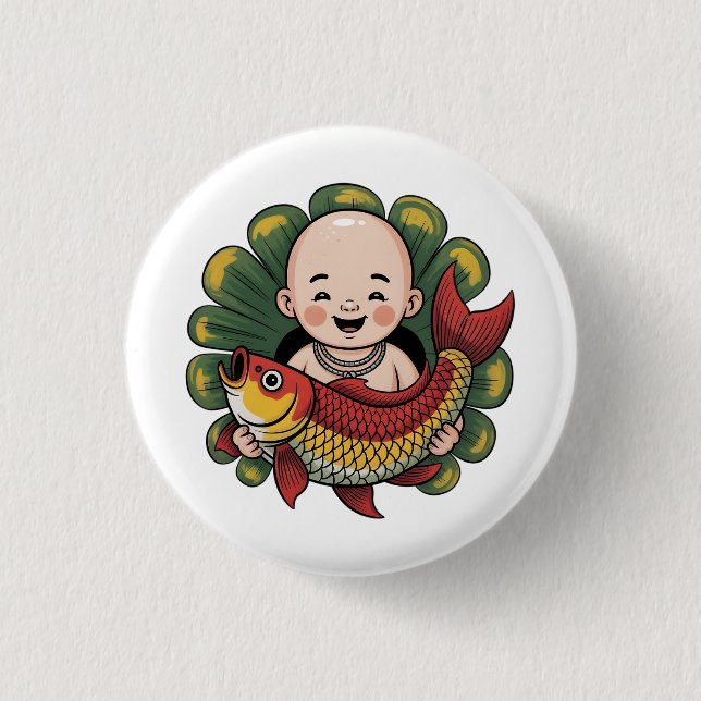 Chapa | Chloe Baby - Un chico lindo con un Koi afo (Anverso)