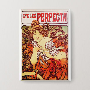 Chapa Ciclos Perfecta de Alphonse Mucha
