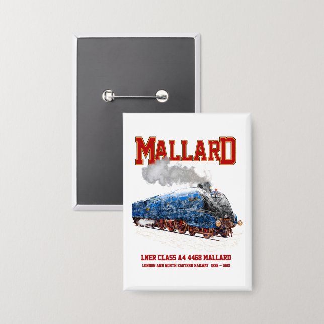 Chapa Class A4 Mallard - World Fastest Steam Locomotive (Anverso/Reverso)