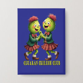 Chapa Club de Ceilidh Cluaran Espinas Escocesas Puestas