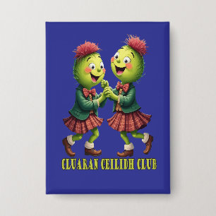 Chapa Club de Ceilidh Cluaran Espinas Escocesas Puestas