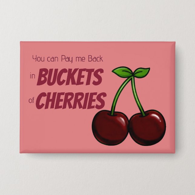 Chapa Colección de Frutas de Cereza (Anverso)