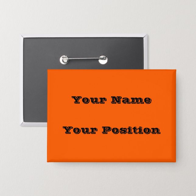 Chapa Color sólido de Naranja verdadero brillante (Anverso/Reverso)