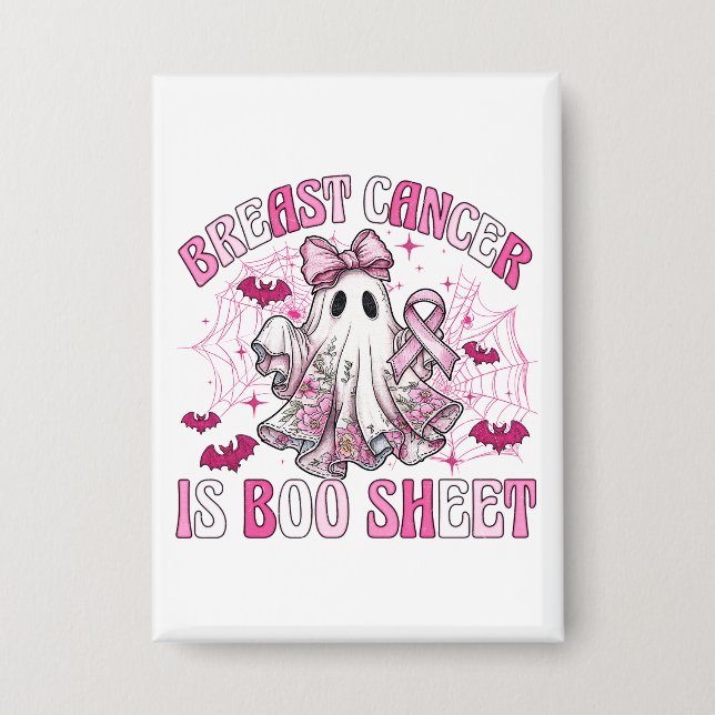 Chapa Conciencia sobre el cáncer - Octubre usamos rosa (Anverso)