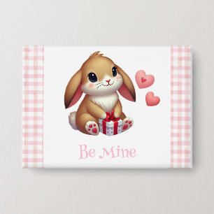 Chapa Conejito lindo del día de San Valentín